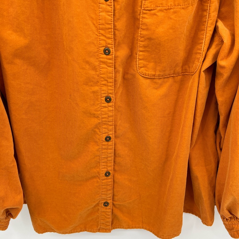 Pilcro and the Letterpress Sigourney orange corduroy shirt - Picture 5 of 9